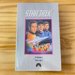 Star Trek The Collector's Edition The Menagerie Parts 1 and 2 - unopened VHS
